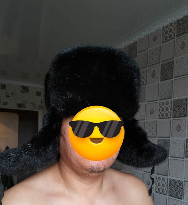 Ушанка  кара тусти