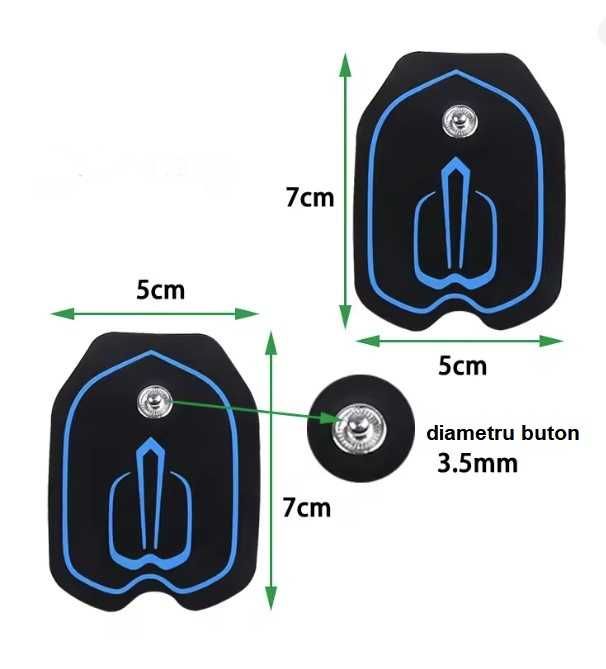 Electrozi gel electrostimulare, paduri gel