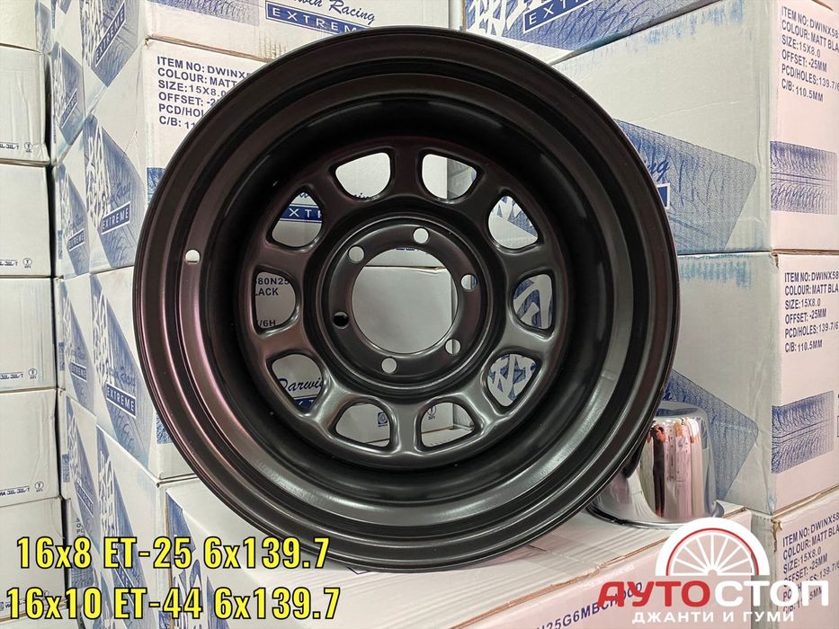 16 Стоманени минусови джанти 6x139 djanti TOYOTA NISSAN Pajero