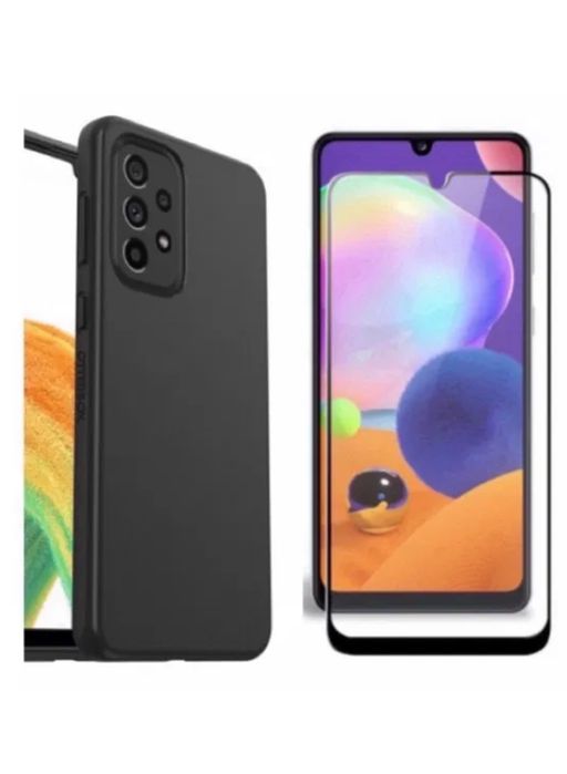 Samsung A21S/A22/A23/A24/A25/A26 Husa Silicon Premium +Folie Sticla 9D