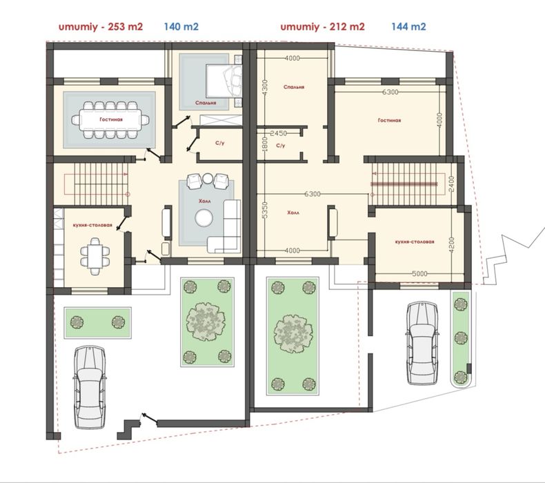 4.6 Sotix uchastka sotiladi. Fasadi 24.5 metr. 0.5 sotix zaxvati bor!