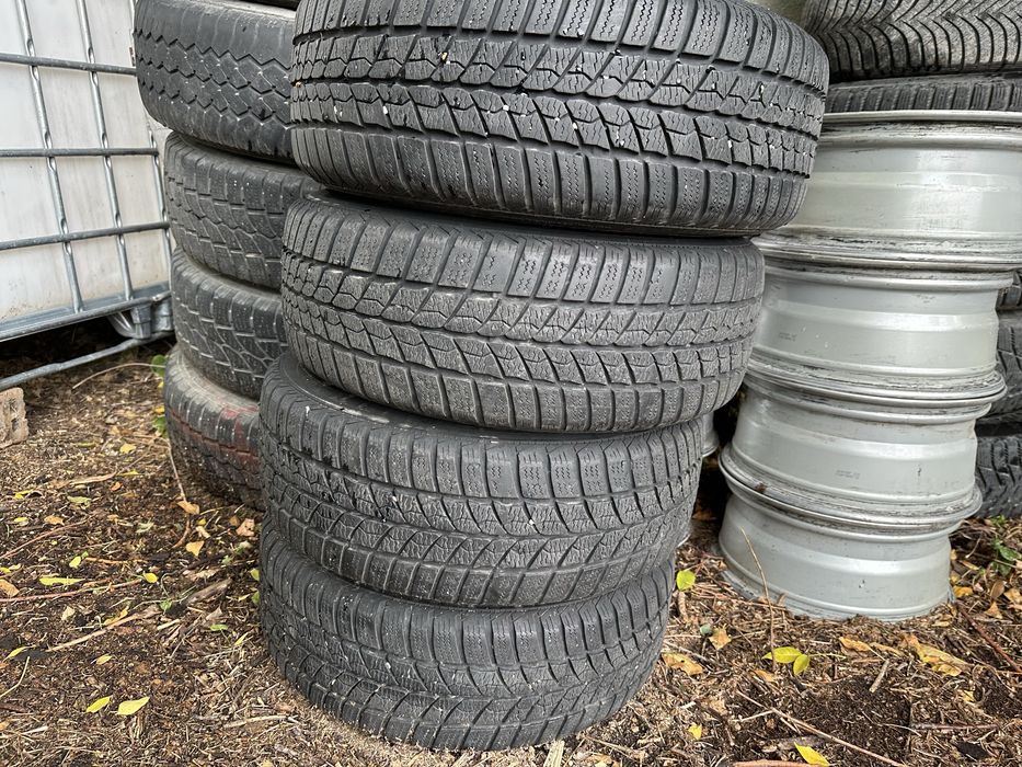 5бр Джанти VW 15цола 5х112 с зимни гуми 15 цола