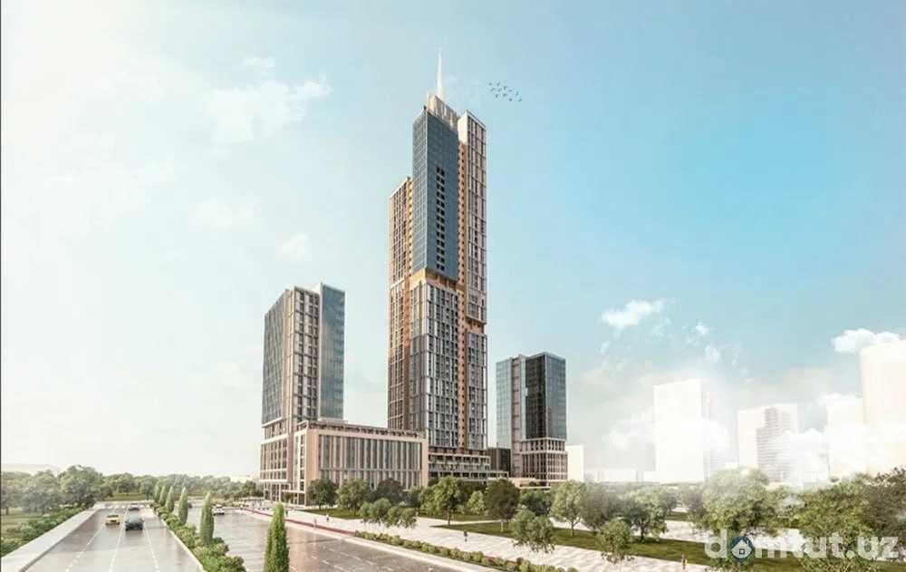 Nest One 1/13/51 34м2 вид на парк: Ташкент сити низкая цена