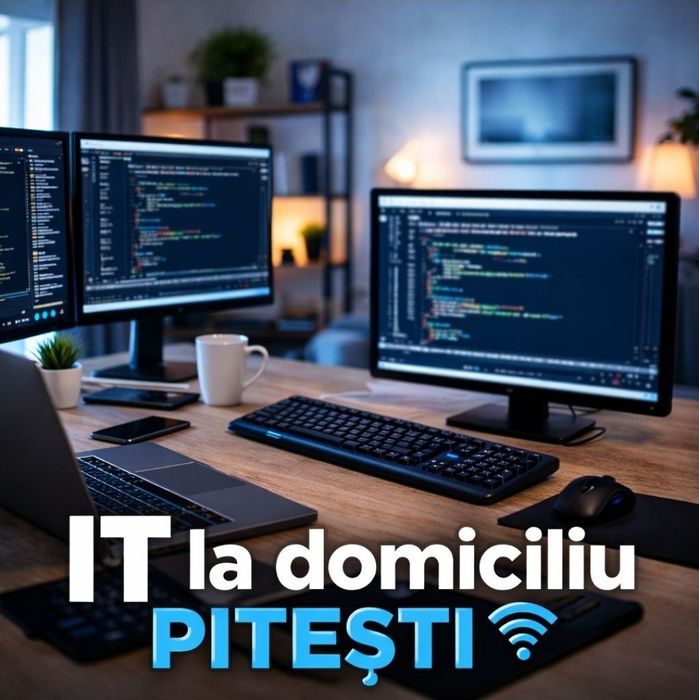 IT la domiciliu Pitești – servicii reparații PC și laptop