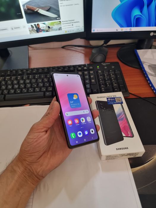 Samsung A53 5G 8/128gb ideal iwlawi zur aybi yuq tozza telefon