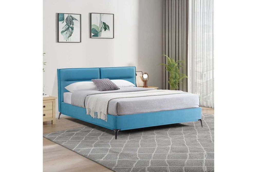 Легло Ikina – Двойно Легло с Луксозен Дизайн, Два цвята, 160x200cm