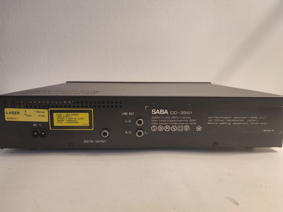 CD player Saba CD 3561 compact disc