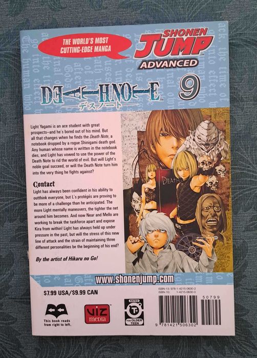 Death Note manga vol. 6, 9 & 11