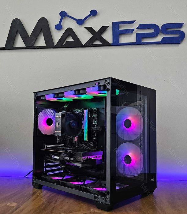 Гаранция! RTX 3060ti, Ryzen 5 5600, 16GB RAM, 650W, Геймърски компютър