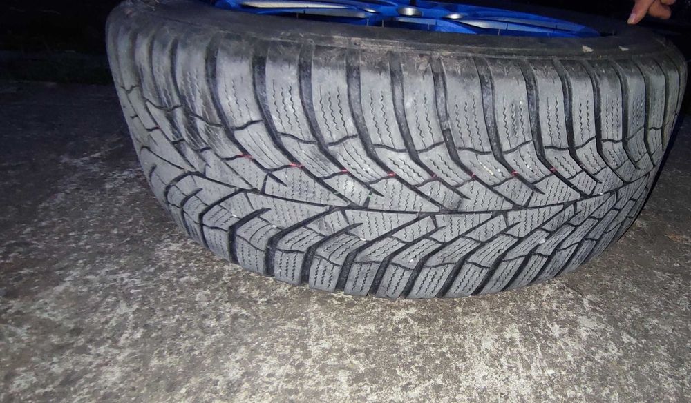 Комплект 16” алуминиеви джанти Audi + зимни гуми 205/55 R16