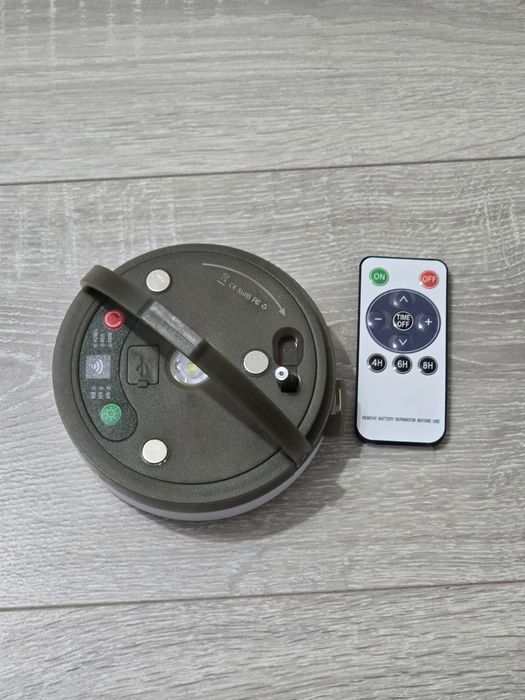 Instalație LED pentru camping Hopexy 10 m – 4 în 1, 2200 mAh, USB, IP44