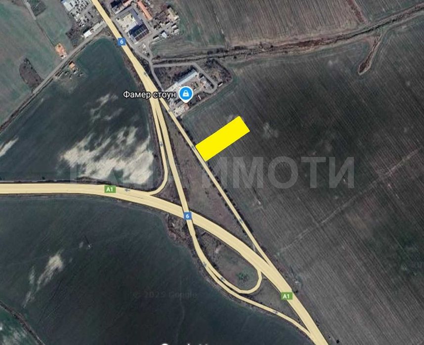 Парцел на отбивката за кв. Ветрен от пътя Бургас - София