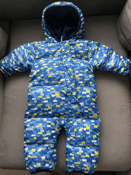 Salopete Columbia cu puf si pene