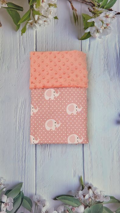 Paturica din bumbac dublata cu Minky (un plus moale si catifelat)