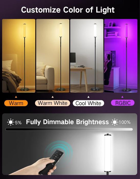 LED  SMART RGB Подова лампа