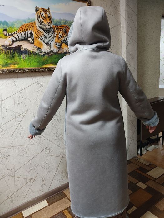 Дубленка.зима.2 в 1 . размер 44-46