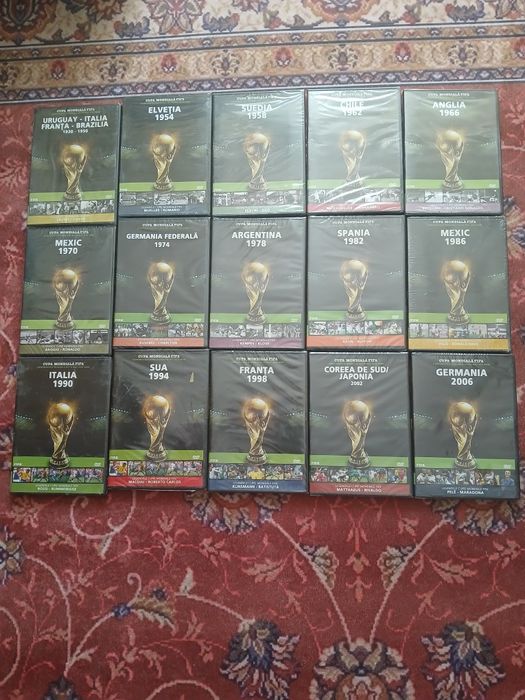 15 Dvd'uri Noi Sigilate despre Cupa Mondiala