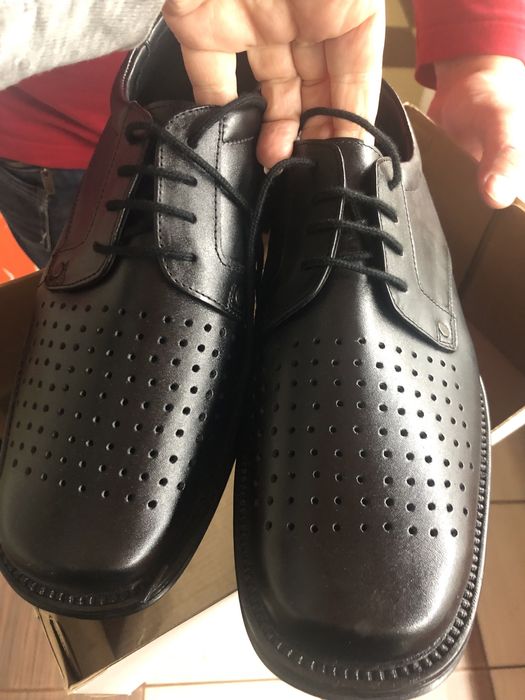 Pantofi piele naturala mar.43 noi