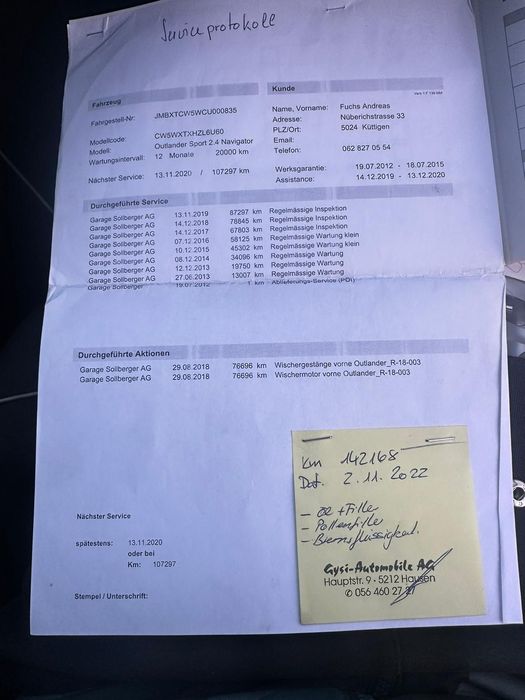 Mitsubishi Outlander 2012 facelift 2.4 benzină