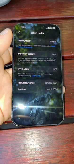 Iphone 15 pro black 256gb