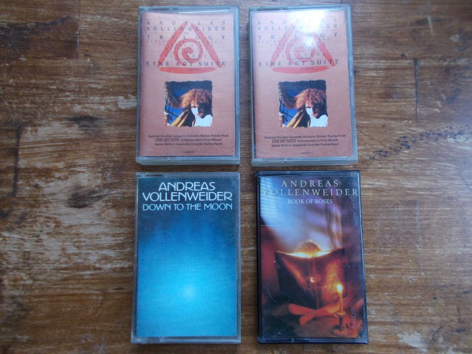 4 бр. оригинални касети на Андреас Фоленвайдер Andreas Vollenweider