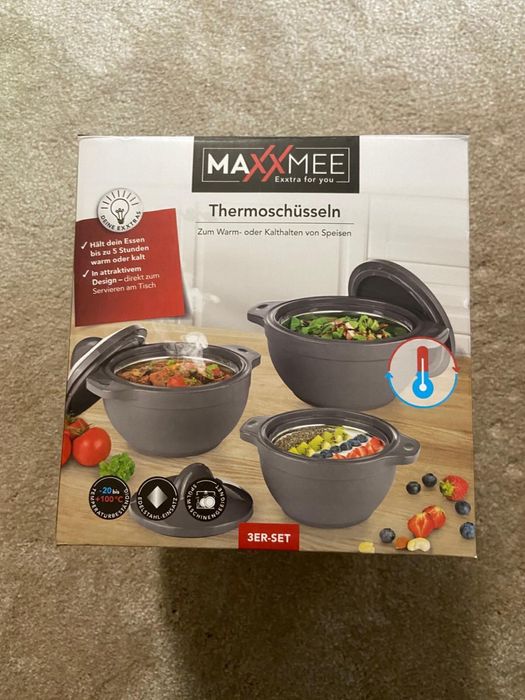 SET de 3 boluri termice MAXXMEE.