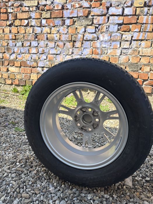 Set jante aliaj R 15 (5x112) cu anvelope 195/65R15, merg pe Seat,VW,Skoda,Audi