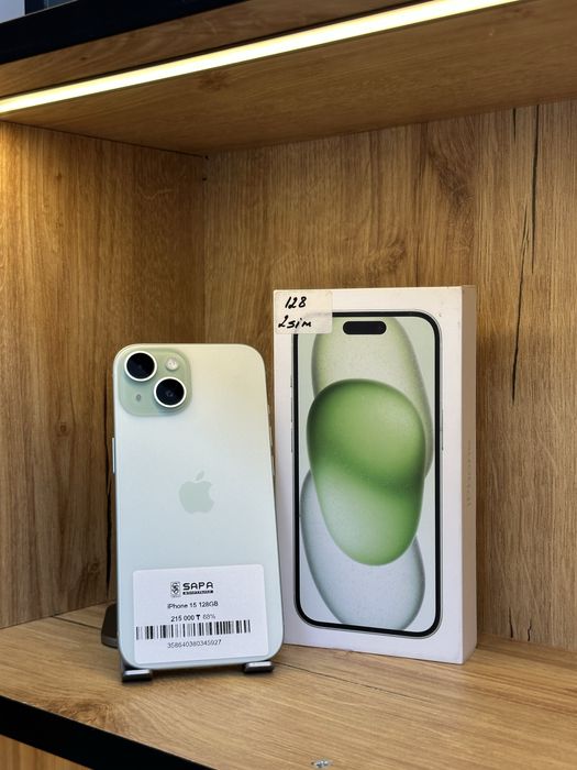 айфон 15 зеленый 128гб