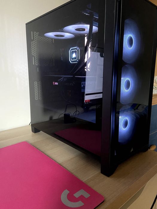 Геймърски копютър CORSAIR / MSI RTX 3060 / RYZEN 5 5600x В ГАРАНЦИЯ