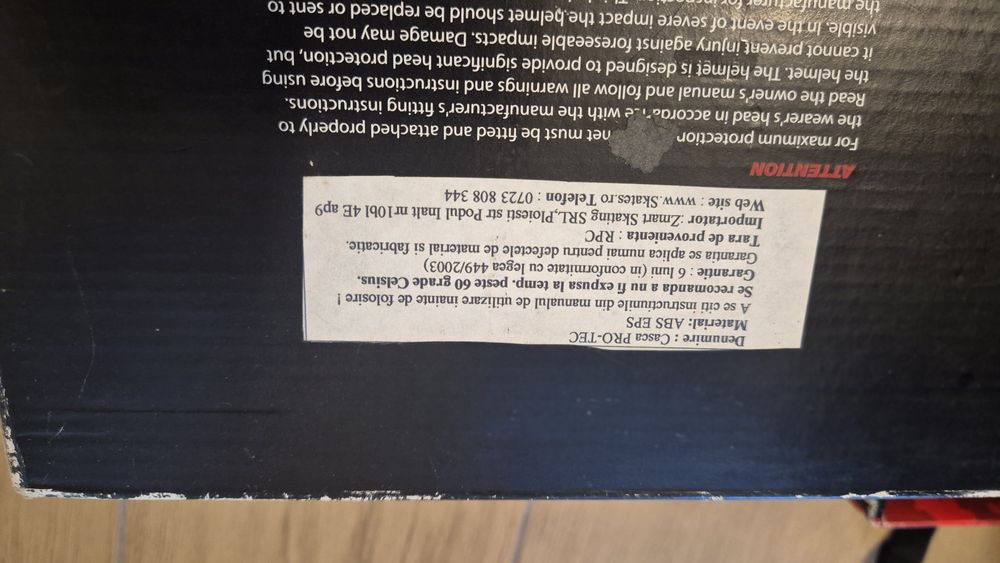 Casca Shadow marimea M noua desigilata