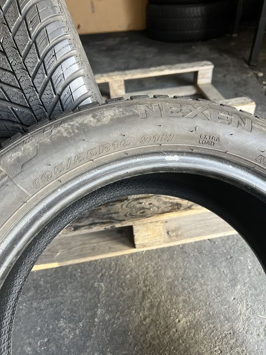 2 anvelope all season 195/55/16 Nexen 6.5 mm!