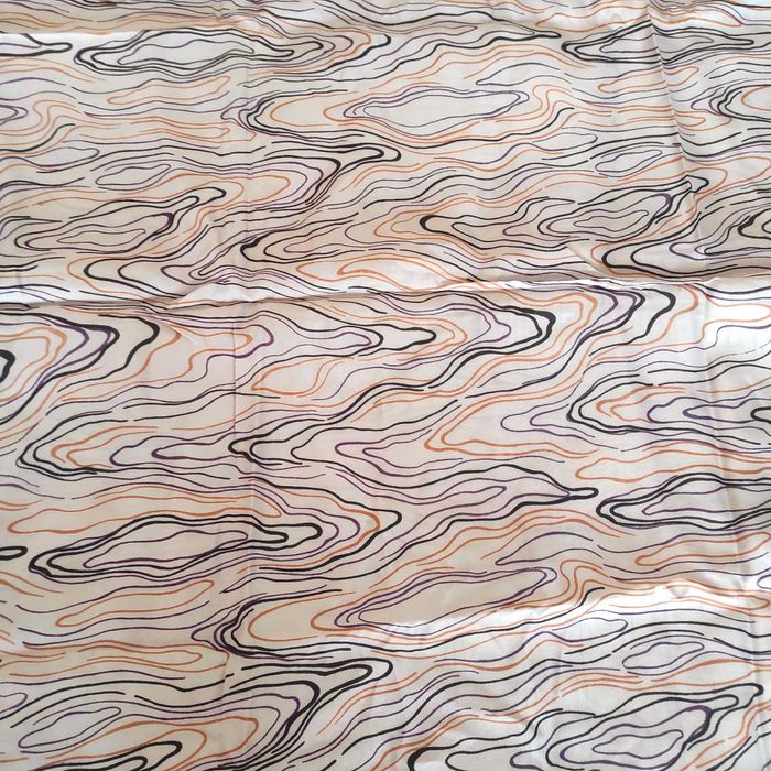 Копринен плат меланж