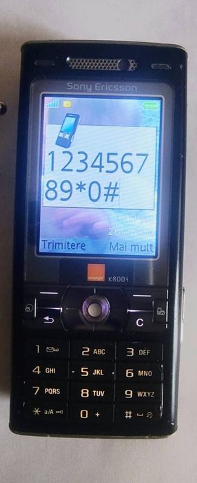 Sony Ericsson k800i  (decodat, lb română)