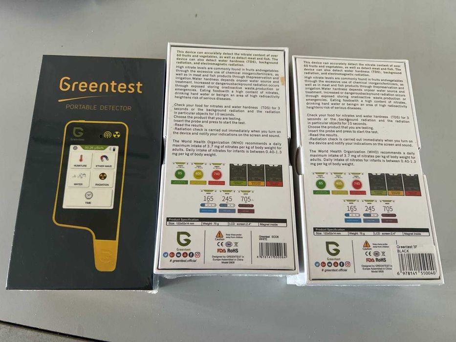 Нитратомер Greentest 3F, ECO 6, V8. Нитрат ўлчагич, дозиметр, TDS метр