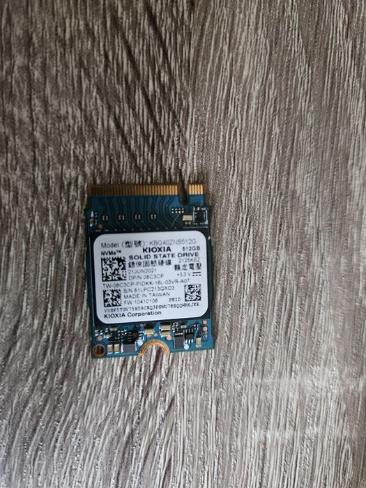 Ssd 512 gb nvme M.2 kioxia