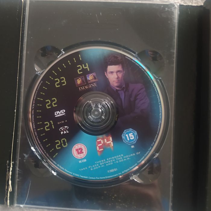 DVD 24 сериал Втори сезон 7 диска
