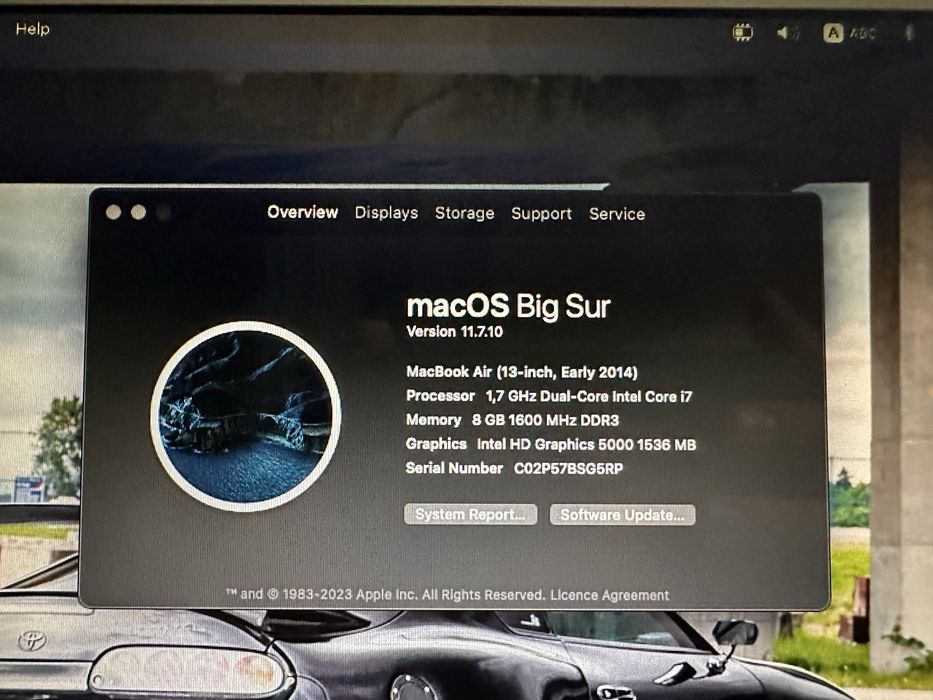 MacBook Air (13-inch,  2014)