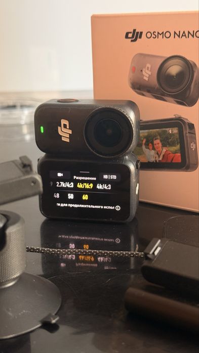 DJI Osmo Nano экшен камера удобная
