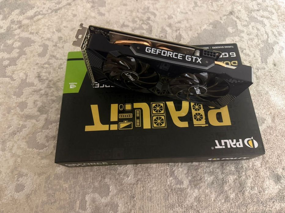 Видеокарта Palit 1660 TI 6 gb
