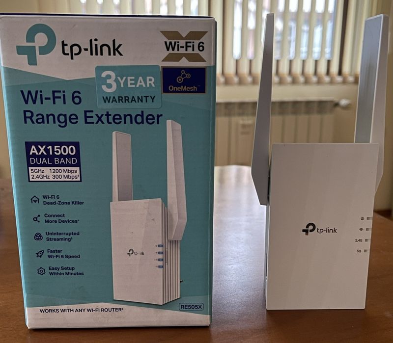 TP-LINK Range Extender Wi-Fi 6 AX 1500