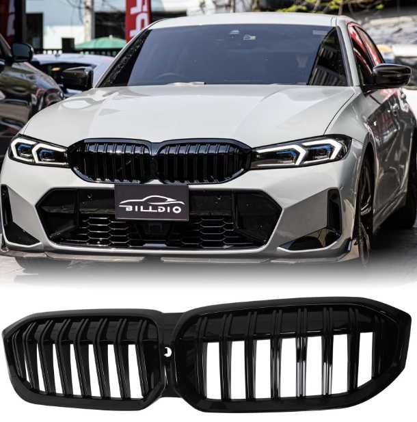 Grile Duble M / Negru Lucios / BMW Seria 3 G20 G21