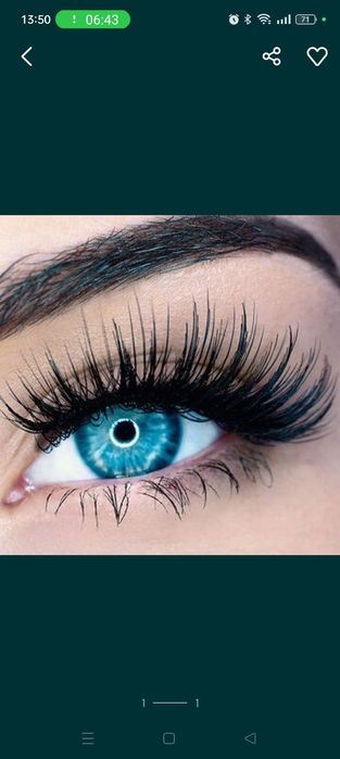 Профессиональное наращивание ресниц.обьем 3-4 d .классика