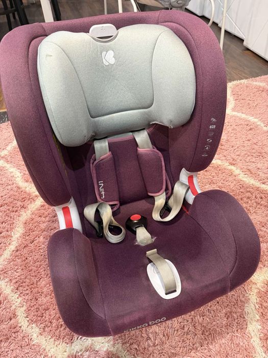 Столче за кола KikkaBoo - 4in1, с IsoFix, 0-36 kg, розово
