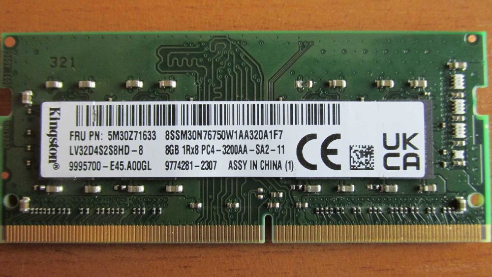 8 GB DDR4 памети за лаптоп