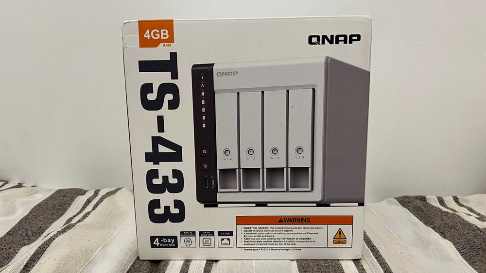 NAS QNAP TS-433, 4 bay, 4GB RAM
