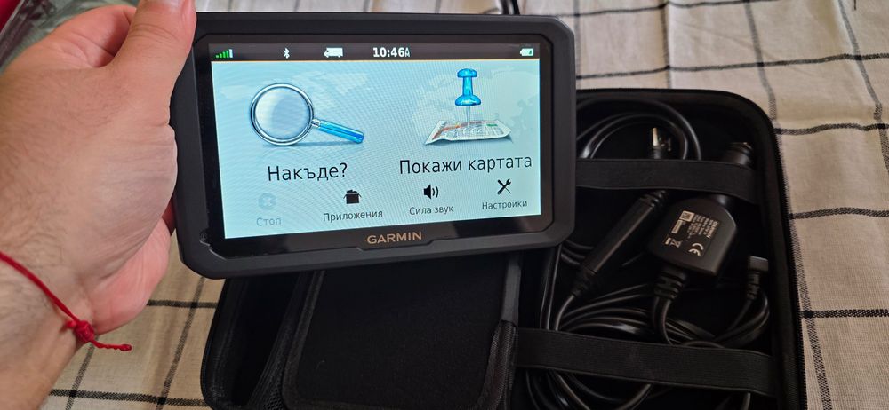 Навигация за камион Garmin Dezl 770 7 инча най-новите карти за Европа