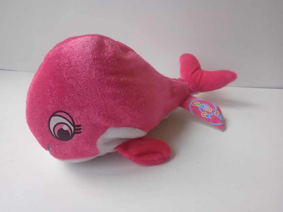Character Co оригинална плюшена играчка розова рибка
