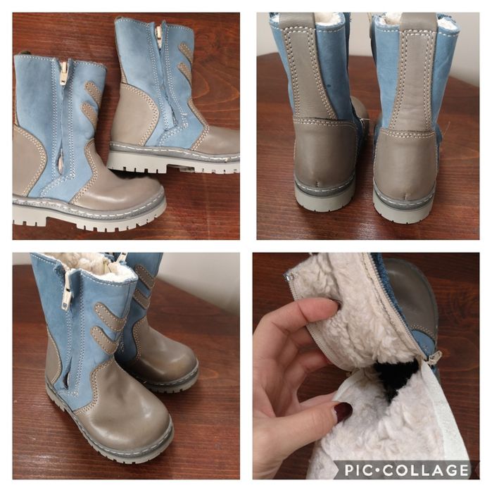 Ботушки 22 номер естествена кожа