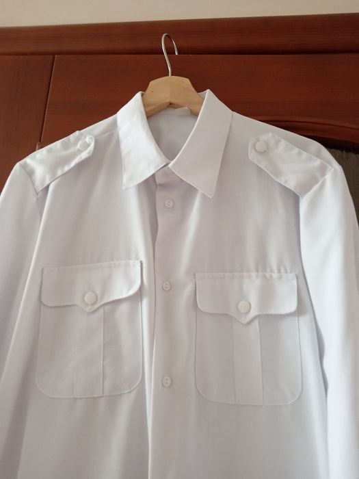 Военная рубашка белая