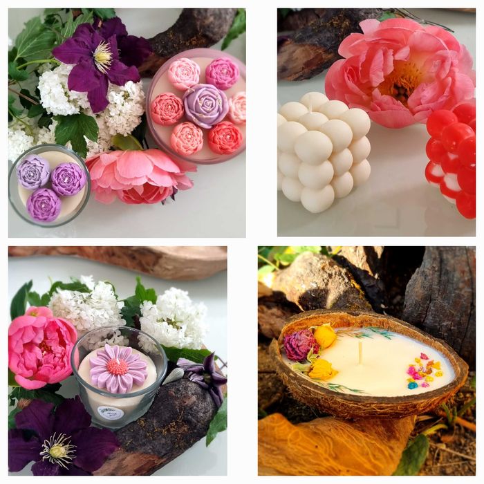 Lumanari parfumate handmade si alte Obiecte din sticla murano